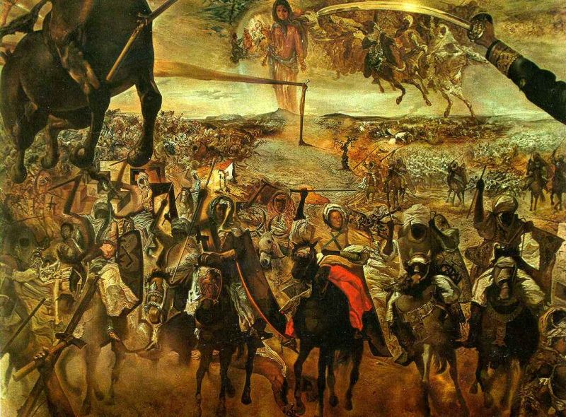 art - salvador dali - the battle of teutan.jpg